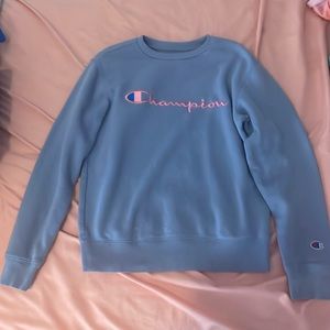 Blue & Pink Champion Sweatshirt